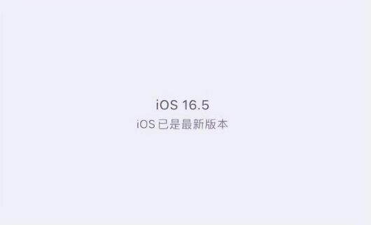 临城苹果维修中心分享什么时候会发布iOS16.5正式版 